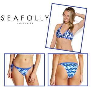 SEAFOLLY Swimsuit Brazilian Tidal Wave 2 Piece NWOT Nordstroms
